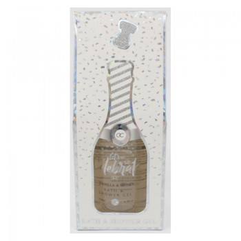 Duschgel in Champagnerflasche "Let's Celebrate"